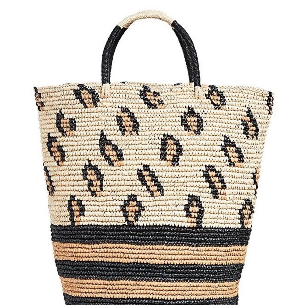 Sensi Studio straw tote bag.